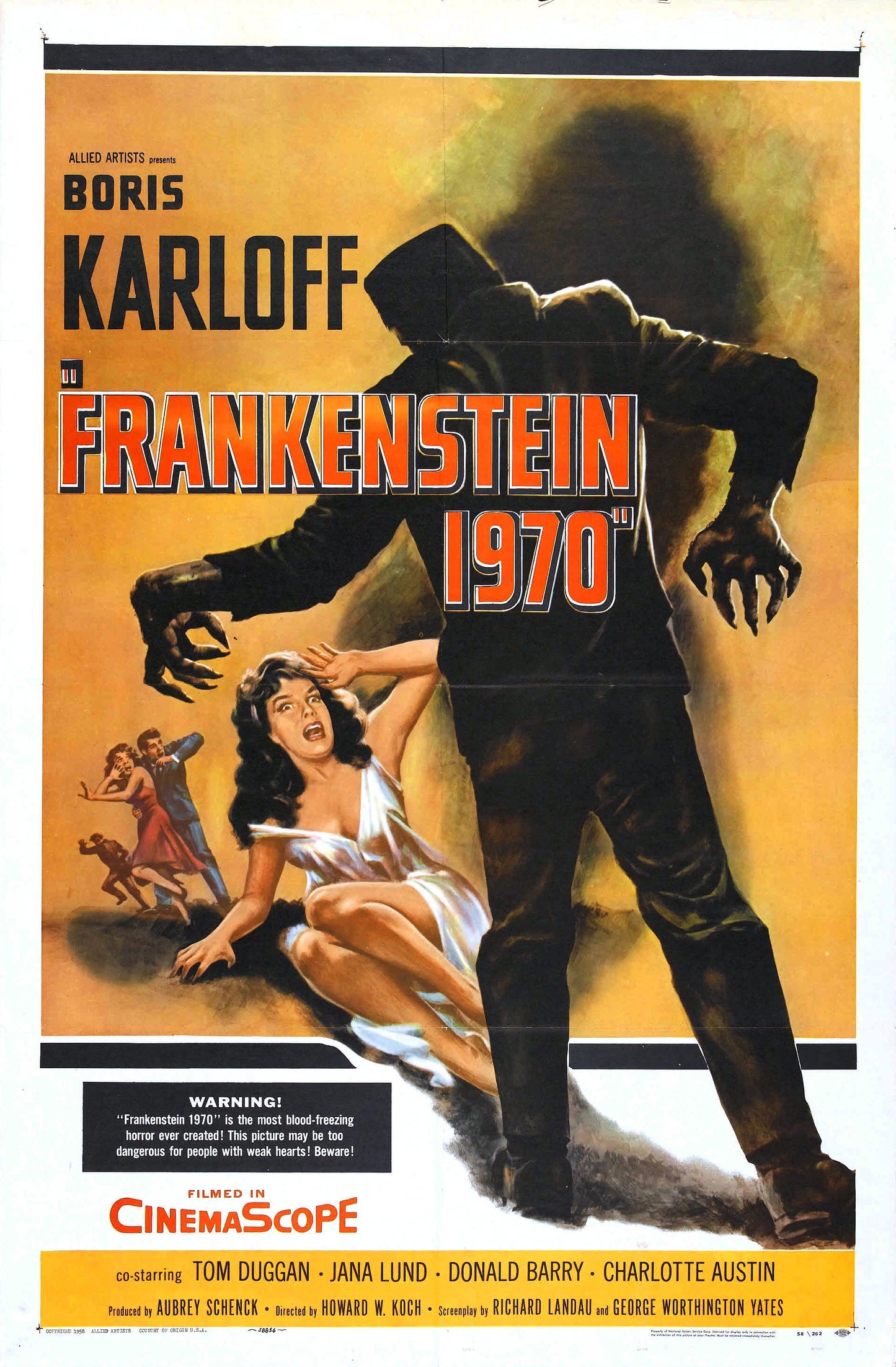 Frankenstein 1970 1958 01 Movie Magnet