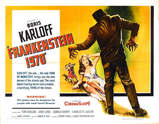 Frankenstein 1970 1958 02 Movie Magnet