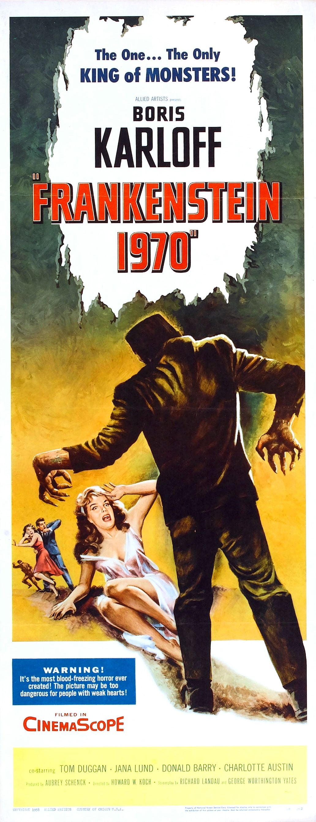 Frankenstein 1970 1958 03 Movie Magnet