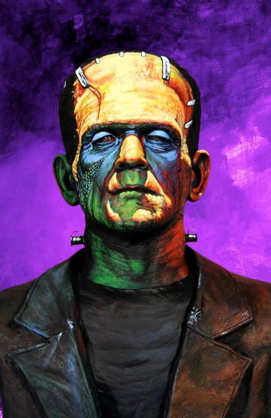 Frankenstein Artwork Portrait Print Poster