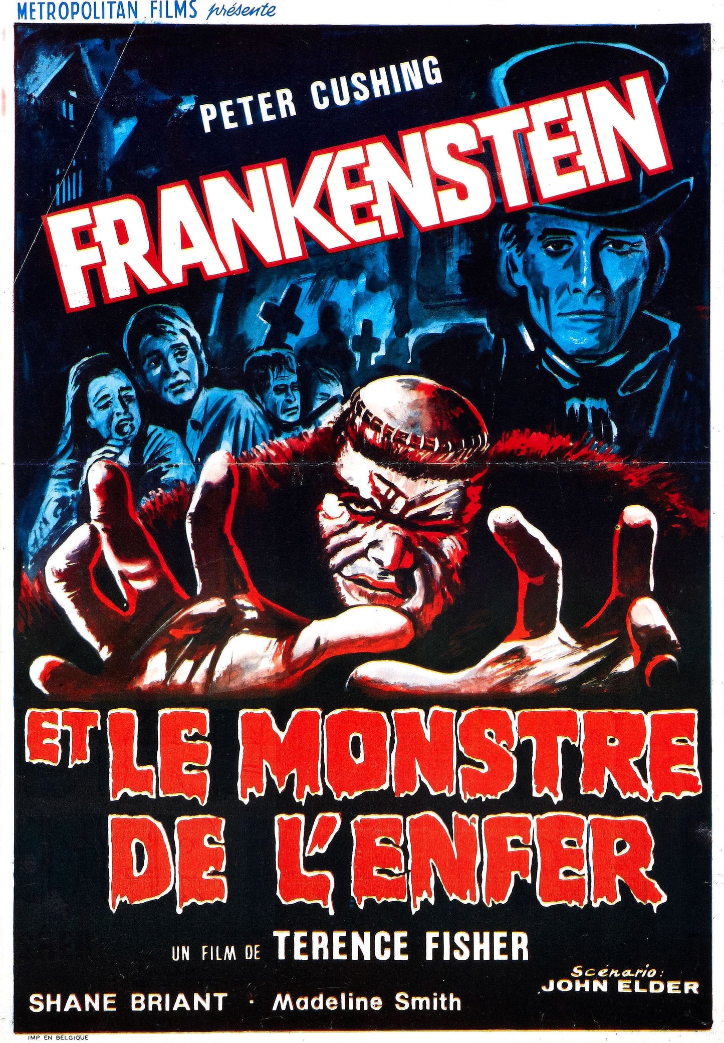 Frankenstein And The Monster From Hell 02 Movie Magnet