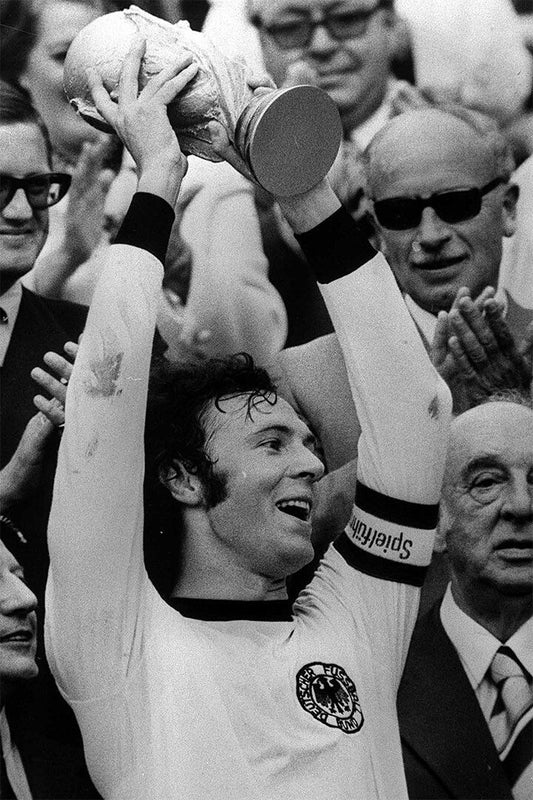 Franz Beckenbauer German Legend Lifting Cup Rip Sport Gift Jigsaw Puzzle