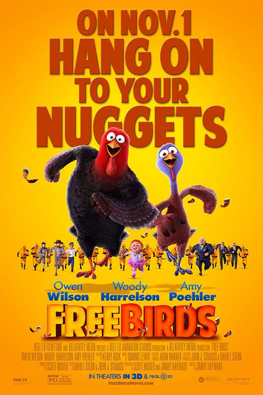 Free Birds Animation Movie Action Adventure Jigsaw Puzzle