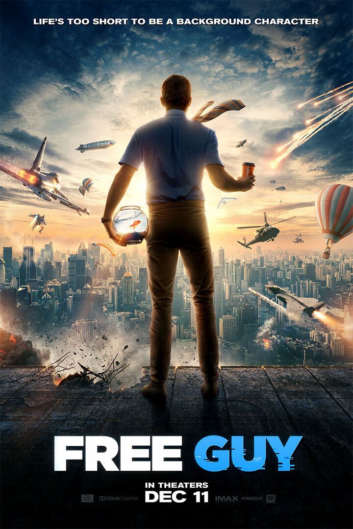 Free Guy 2020 Movie They Got A Guy Adventure Action Keychain
