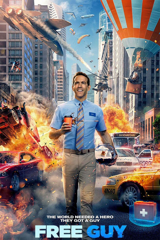 Free Guy 2020 Movie They Got A Guy Comedy Action Jigsaw Puzzle