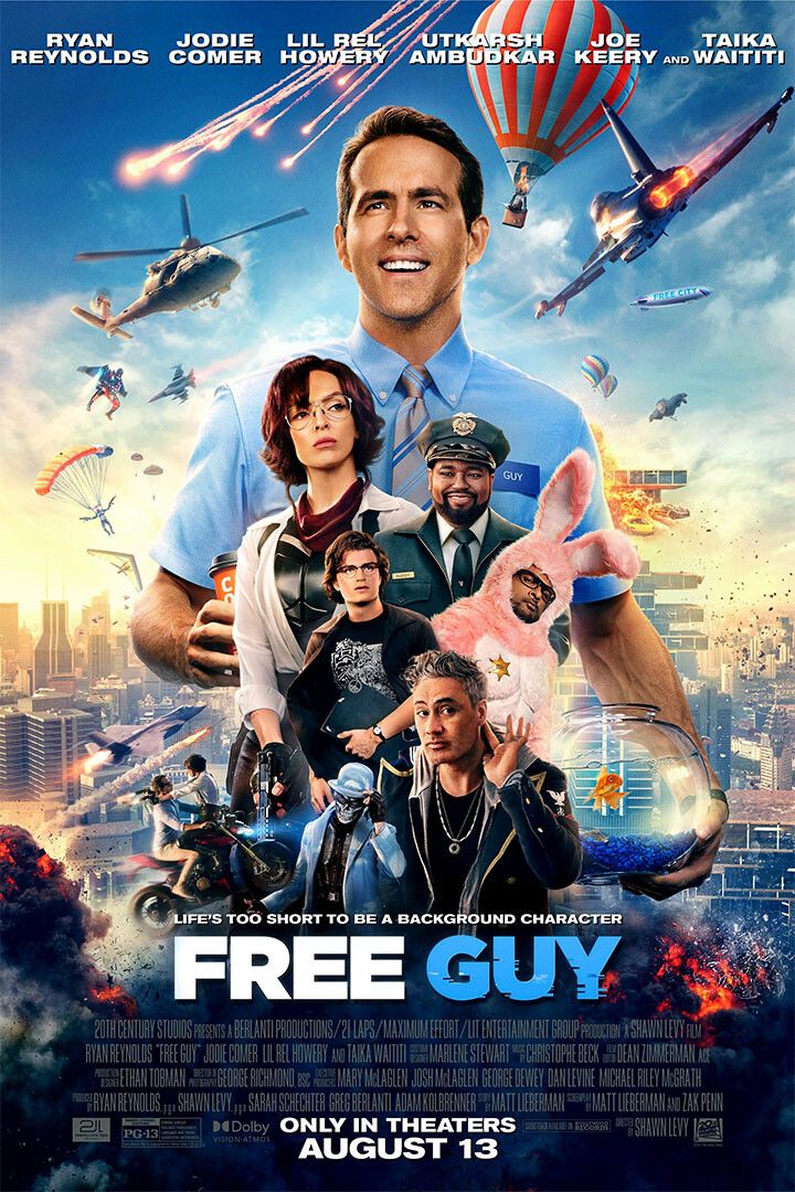Free Guy 2020 Movie They Got A Guy Comedy Adventure Jigsaw Puzzle
