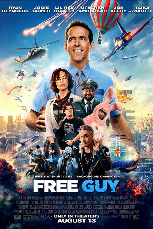 Free Guy 2020 Movie They Got A Guy Comedy Adventure Jigsaw Puzzle