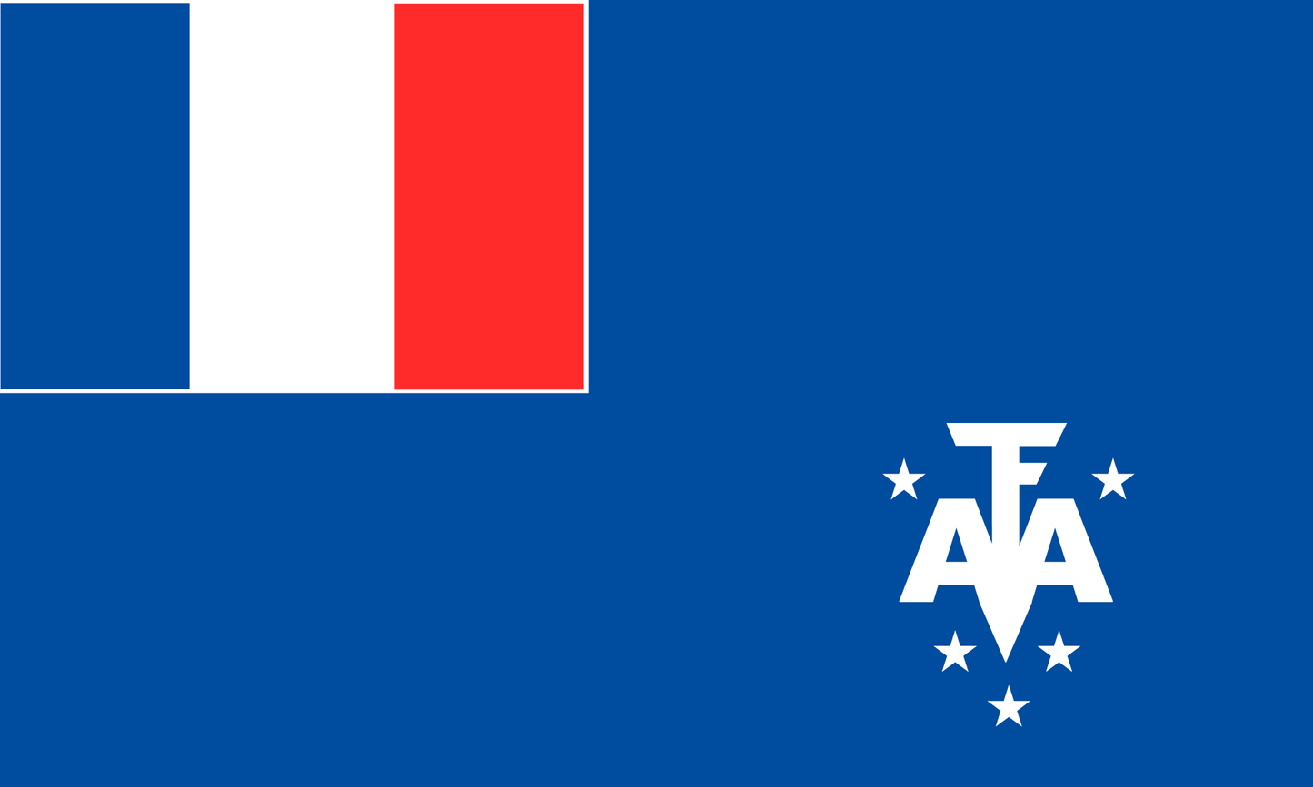 French Southern Territories Flag Keychain