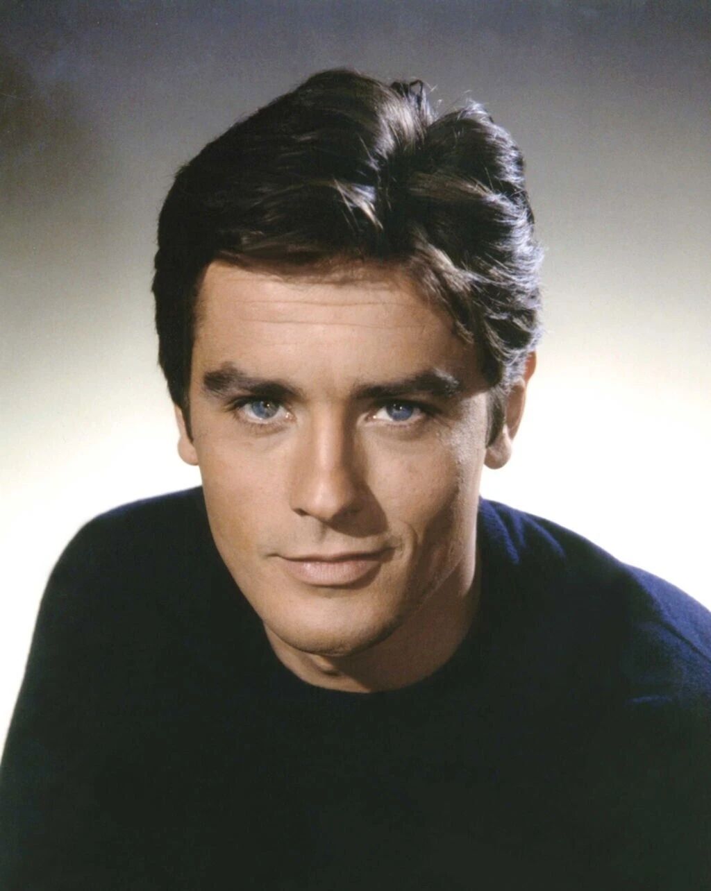 French Actor Alain Delon Classic Portrait Picture Keychain Keychain Print