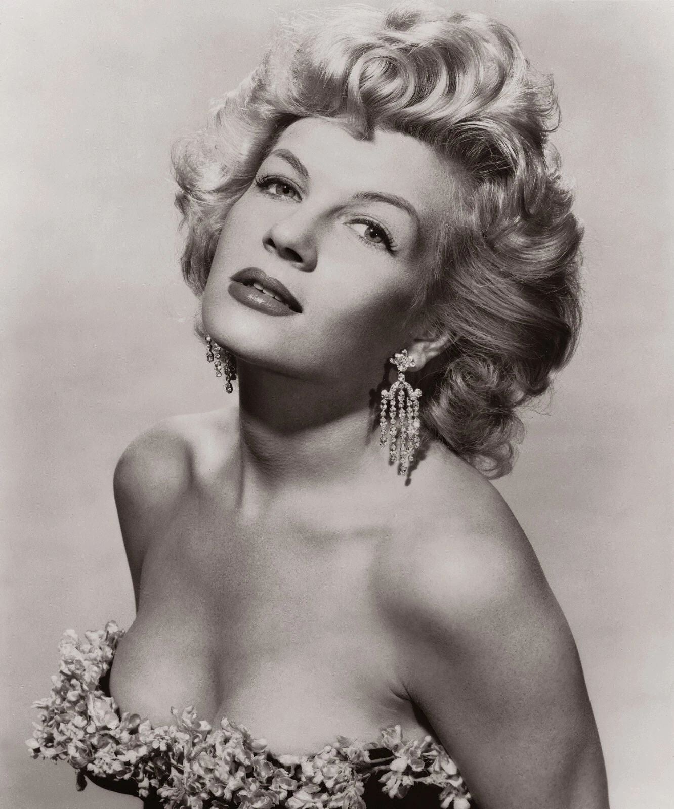 French Actress Corinne Calvet Picture Keychain Keychain Print
