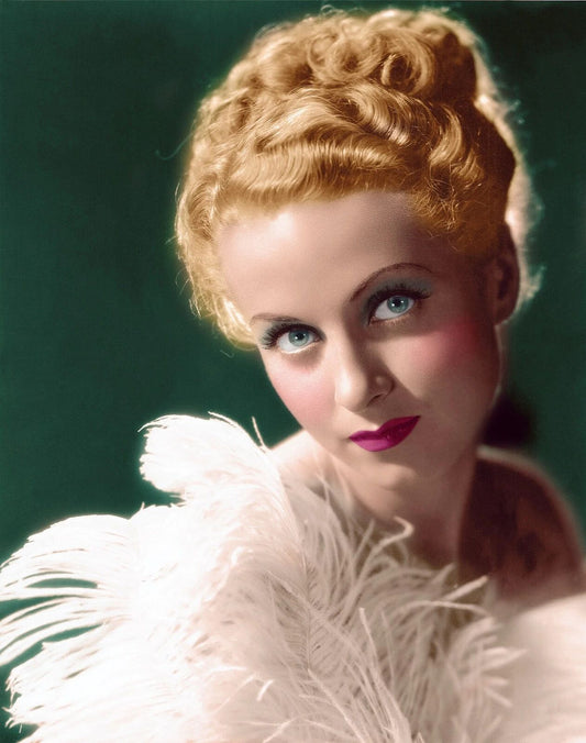 French Actress Danielle Darrieux Publicity Picture Keychain Print