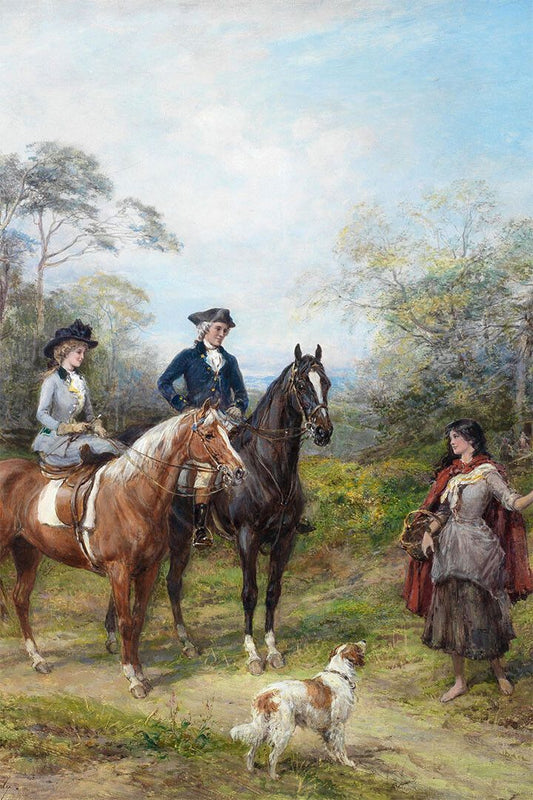 French English A Morning Ride Jigsaw Puzzle Painting Jigsaw Puzzle