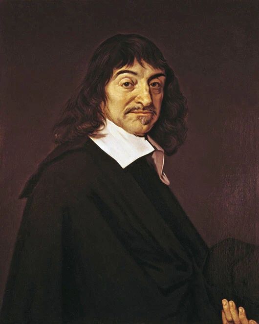 French Philosopher Rene Descartes Glossy Photo Oil Painting Print Poster