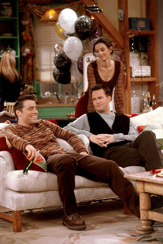 Friends Sitting On Loveseat Chandler Joey Art Home Decor Jigsaw Puzzle