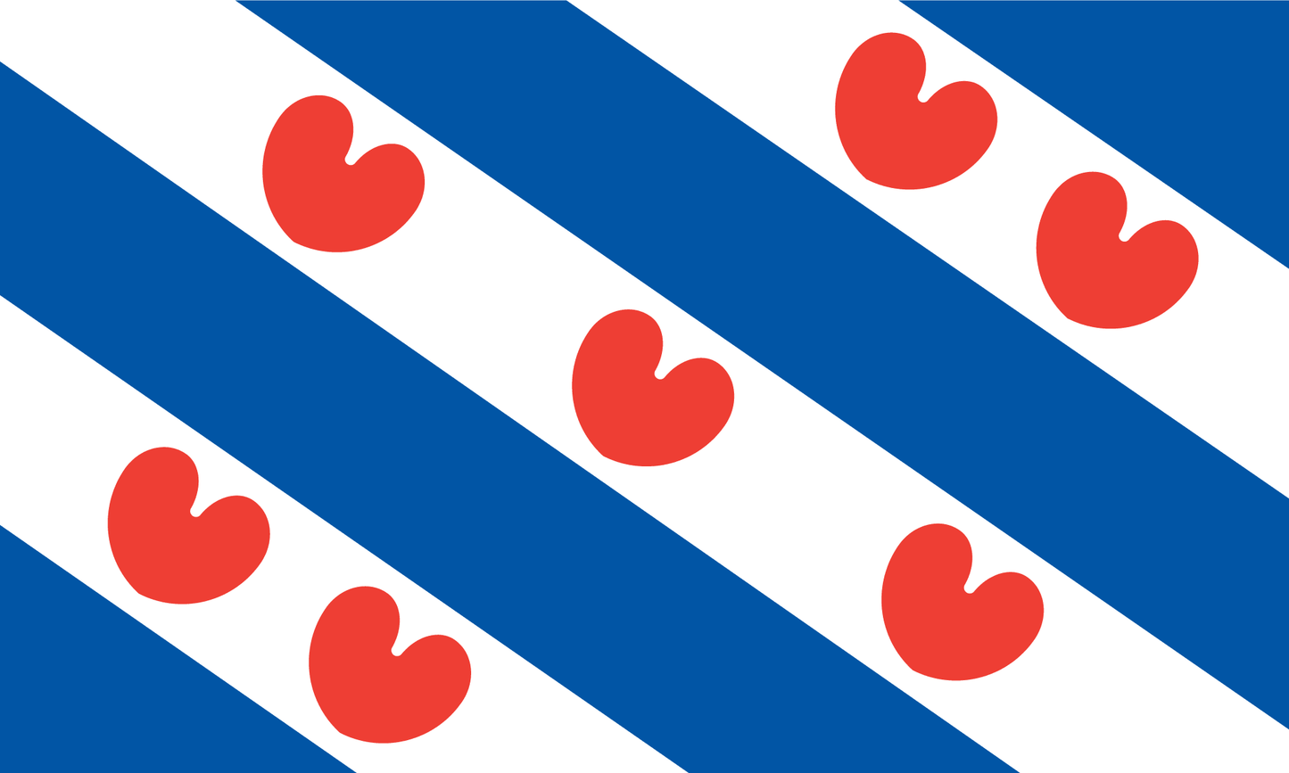 Friesland Flag Keychain