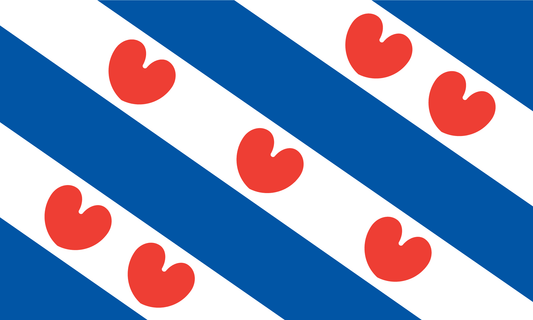 Friesland Flag Keychain