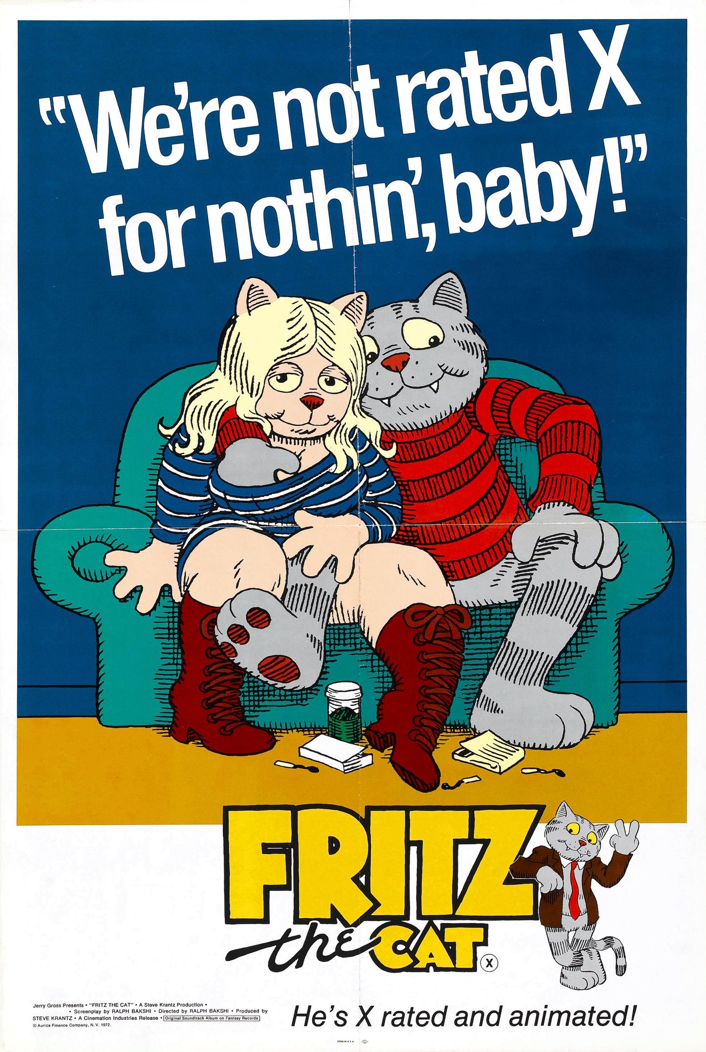Fritz The Cat 01 Movie Magnet