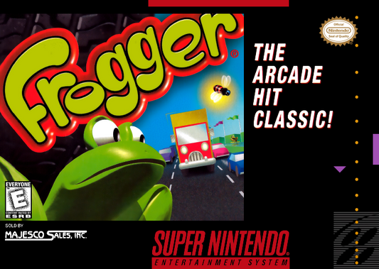 Frogger (Usa) Snes Print Poster