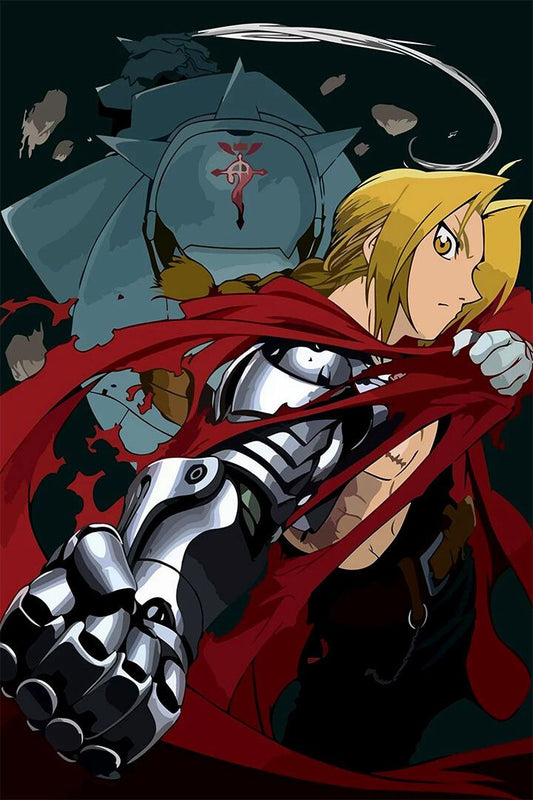 Fullmetal Alchemist Edward Elric Animation Action Jigsaw Puzzle