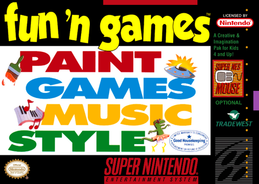 Fun N Games (Usa) Snes Print Poster