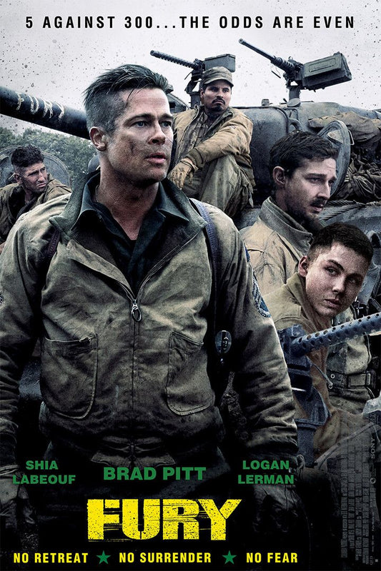 Fury Vintage Classic Action Movie Cinema Jigsaw Puzzle