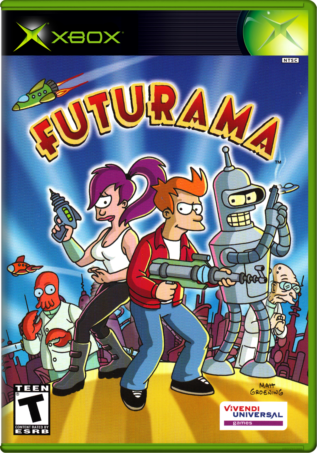 Futurama Xbox Print Poster