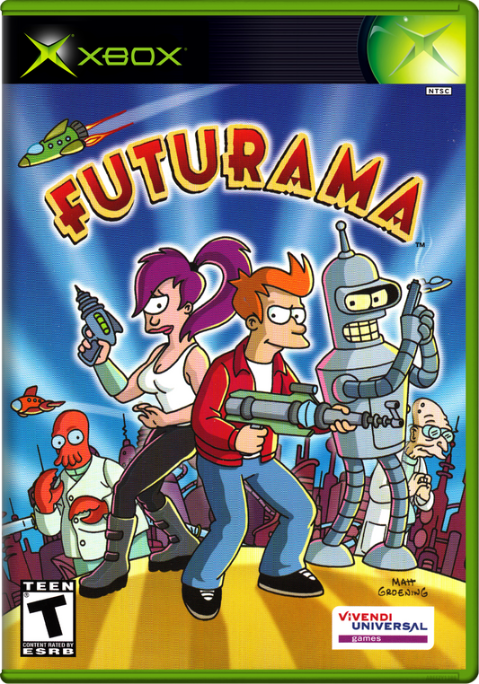 Futurama Xbox Print Poster