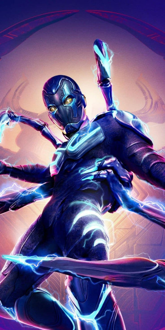 Futuristic Character With Mechanical Limbs Print Poster