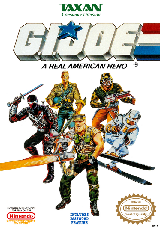 G.I. Joe A Real American Hero (Usa) (Bordered For Nes Classic Use) Nes Print Poster