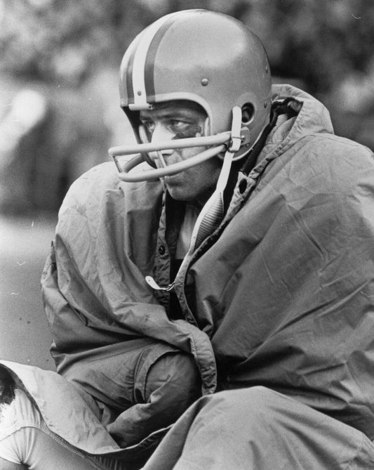 Gary Collins Photo Cleveland Browns Football Picture Nfl On Bench