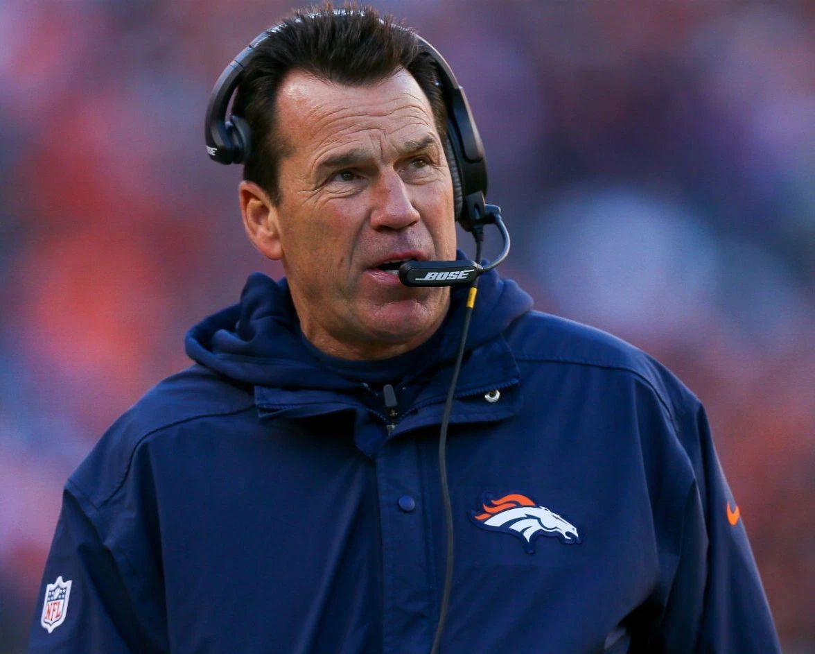 Gary Kubiak Keychain Denver Broncos Picture Nfl Football Close Up Coach