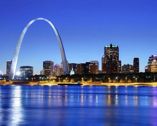Gateway Arch Glossy Photo Downtown St 2. Louis Print