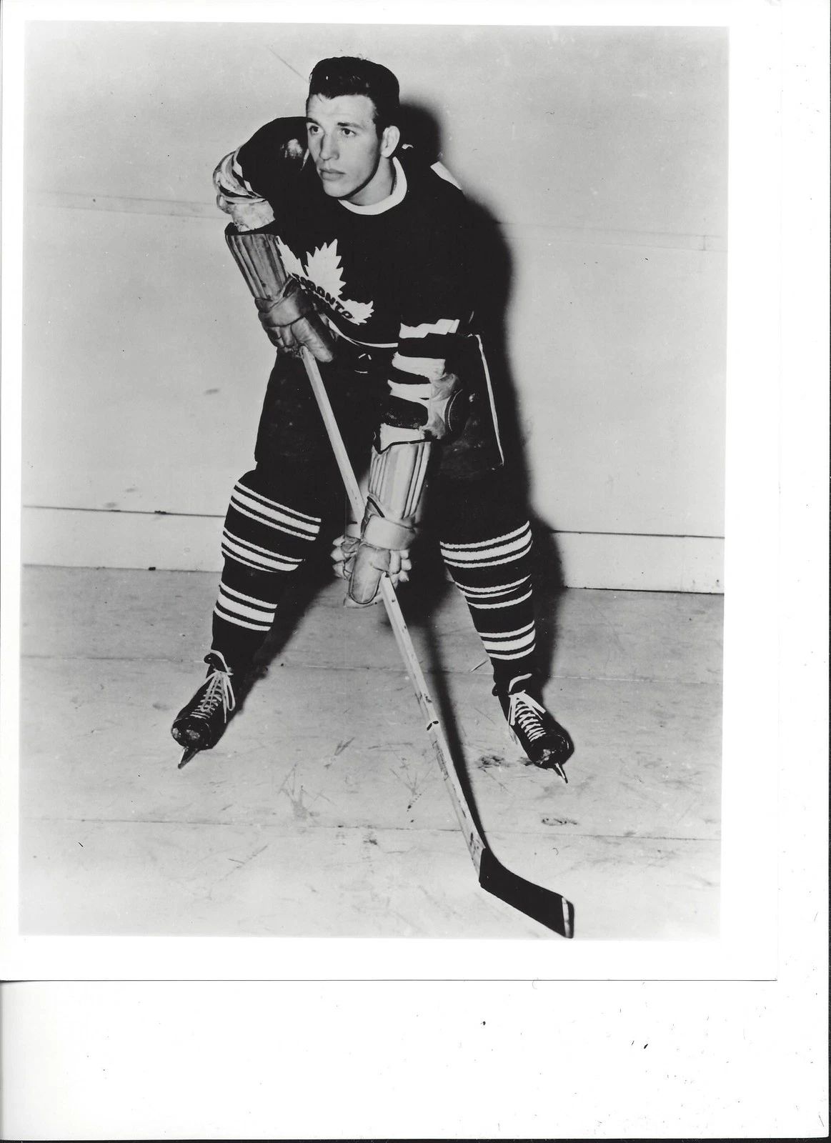 Gaye Stewart Keychain Toronto Maple Leafs Picture Bw Nhl
