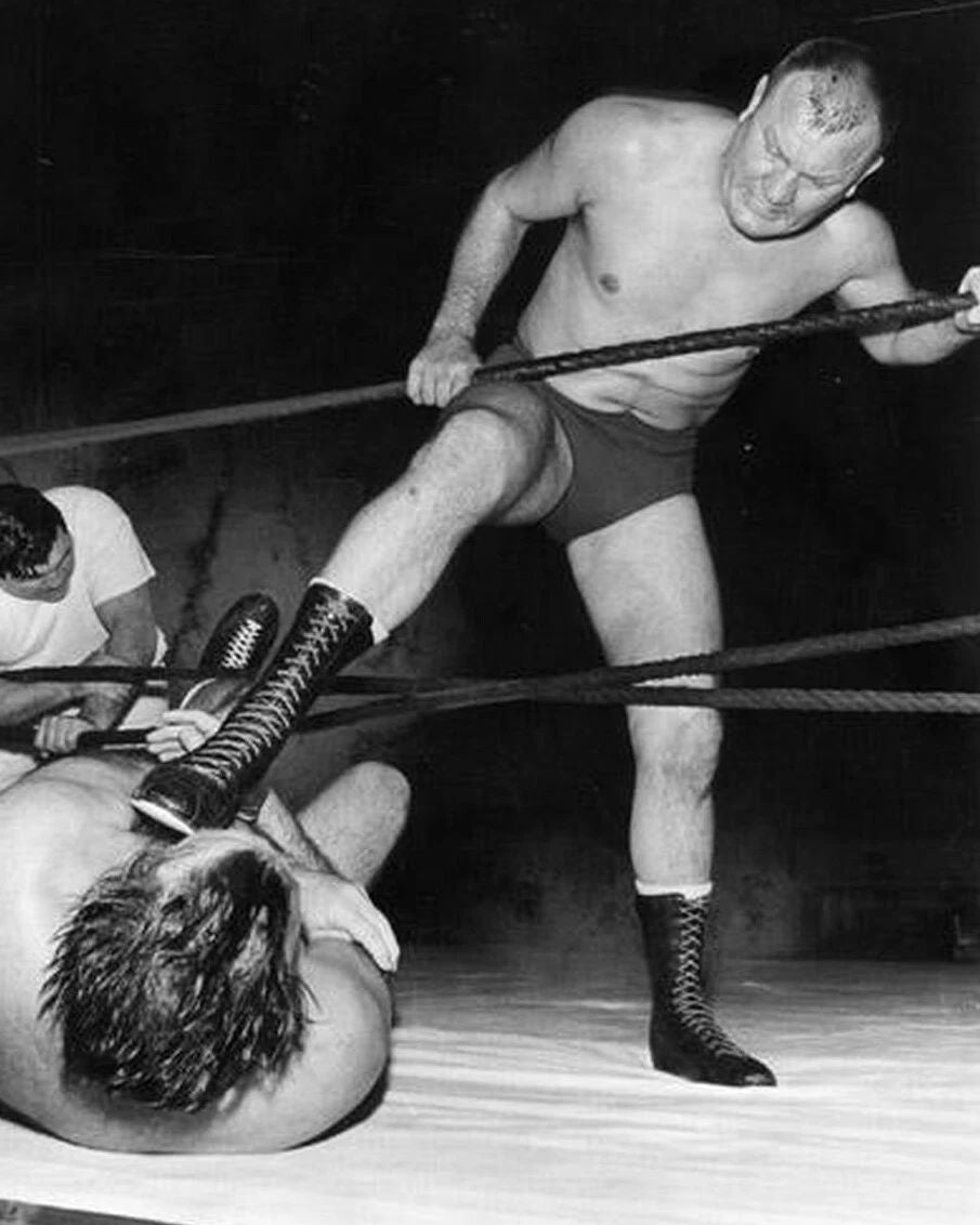 Gene Kiniski Magnet Wrestling Picture Nwa Action