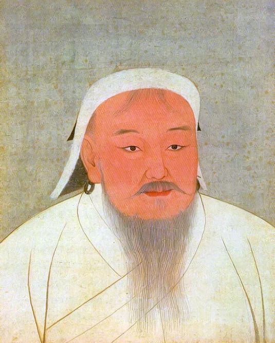Genghis Khan Of The Mongol Empire Glossy Photo Portrait Poster Poster