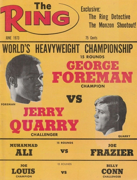 George Foreman Vs Jerry Quarry Magnet Boxing Magnet Picture