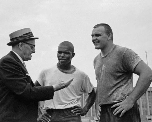 George Halas, Gale Sayers And Dick Butkus Glossy Photo Chicago Bears Print