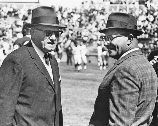 George Halas & Vince Lombardi Photo Chicago Bears Packers Picture Football