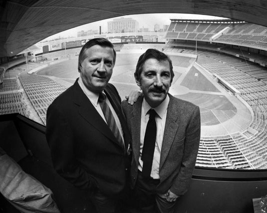 George Steinbrenner Billy Martin Photo New York Yankees Baseball In Suite