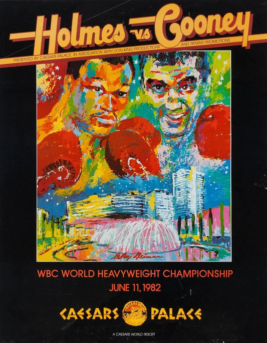 Gerry Cooney Vs Larry Holmes Photo Boxing Picture Caesars