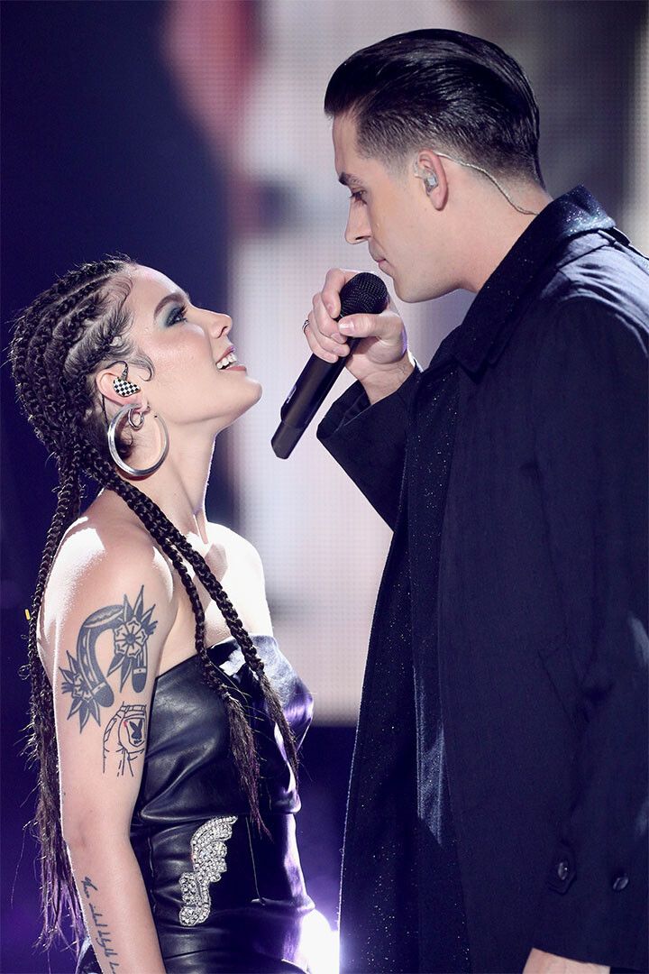 Geazy And Halsey Rose Rap Painting Print Jigsaw Puzzle