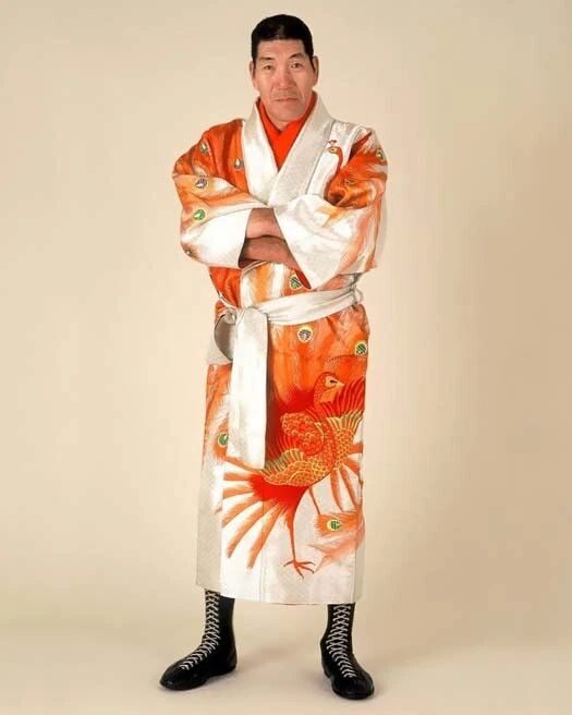 Giant Baba Glossy Photo Pwf World Champion Wrestler Print Poster