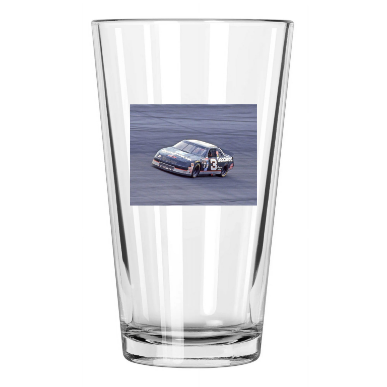 Gm Goodwrench Chevy Dale Earnhardt Photo Daytona 500 Pint Beer Drinking Glass