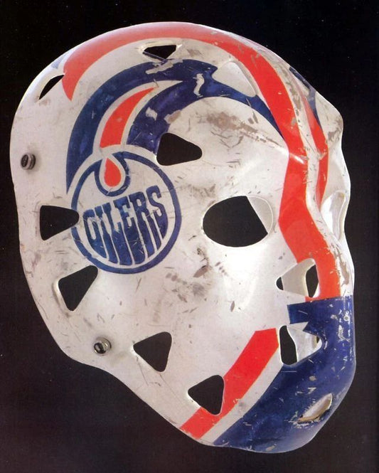 Grant Fuhr Mask Keychain Hockey Edmonton Oilers Picture Nhl