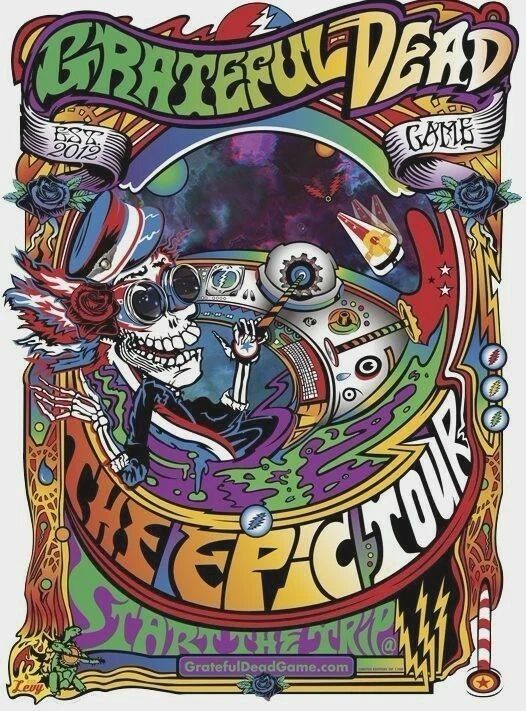 Grateful Dead Magnet Music Rock Picture Epic Tour