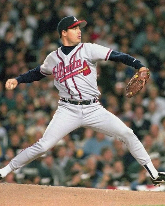 Greg Maddux Photo Atlanta Braves Baseball Picture Mlb Stretch