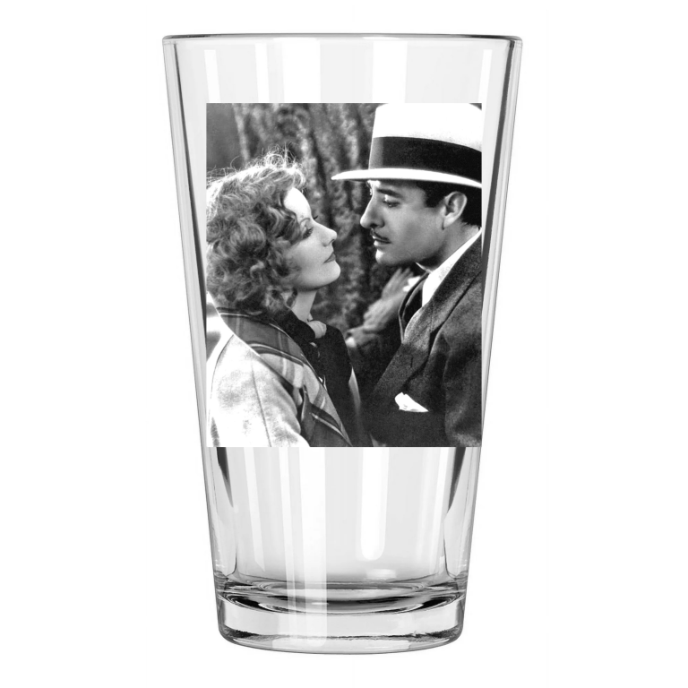 Greta Garbo And John Gilbert Photo A Woman Of Affair Pint Beer Drinking Glass