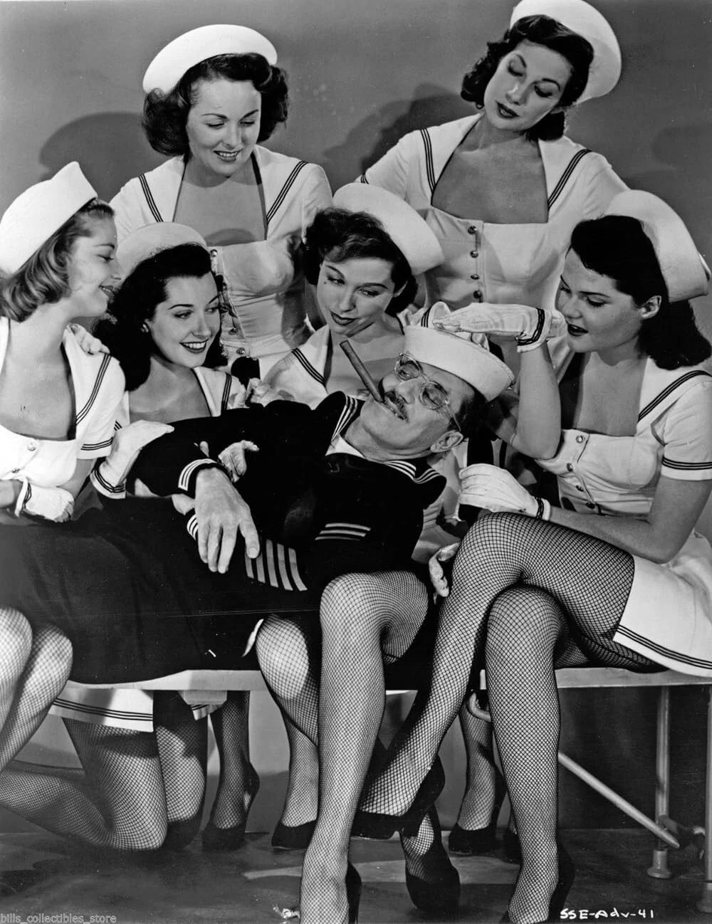 Groucho Marx In Classic 1950S Film A Girl In Every Port Poster Photo