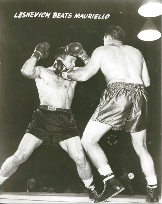 Gus Lesnevich Beats Tami Mauriello Photo Boxing Picture