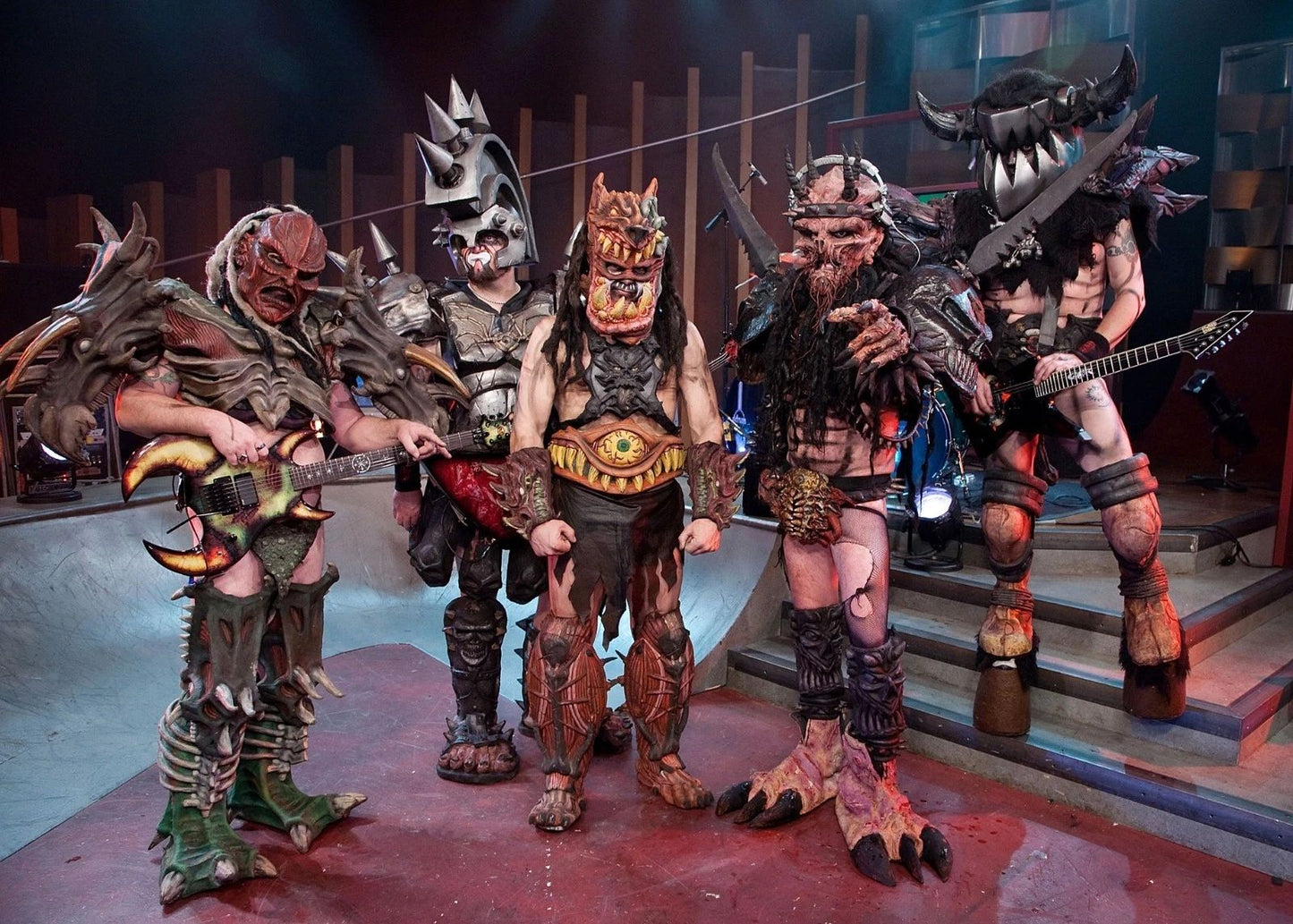 Gwar Keychain Music Hard Rock Thrash Metal Band Picture Wide Border